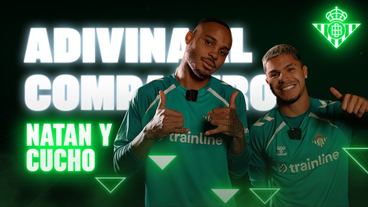 NATAN y CUCHO adivinan a sus compañeros con fotos de pequeños 🤔👶 | VLOG | Real BETIS Balompié