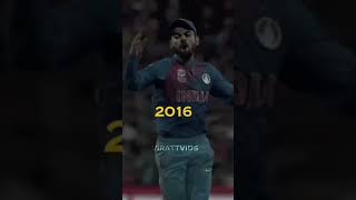 Virat Kohli 2016 to 26 #cricket #viral #trending #shorts