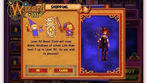 Wizard101. com Test Realm- New 50 Boost Elixir !