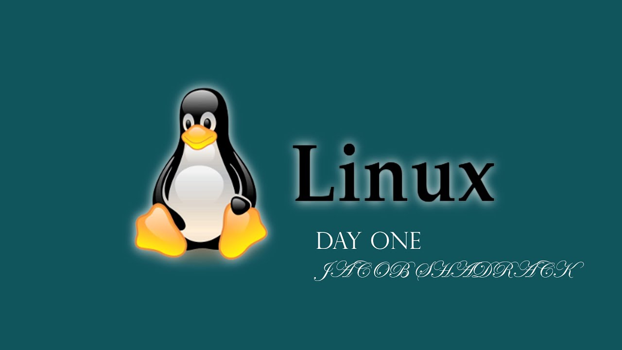 LINUX TUTORIAL LECTURE DAY TWO - YouTube