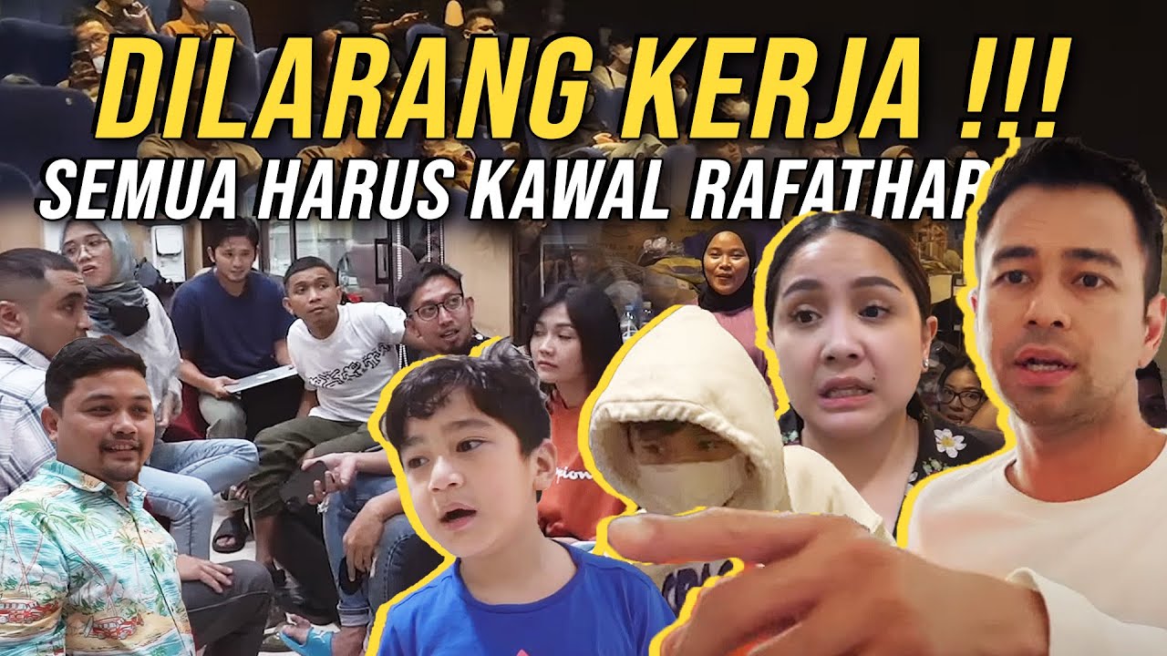 RAFFI NAGITA SIAPIN KANTOR BARU!!! SATU KANTOR HARUS KAWAL RAFATHAR BUAT NONTON...