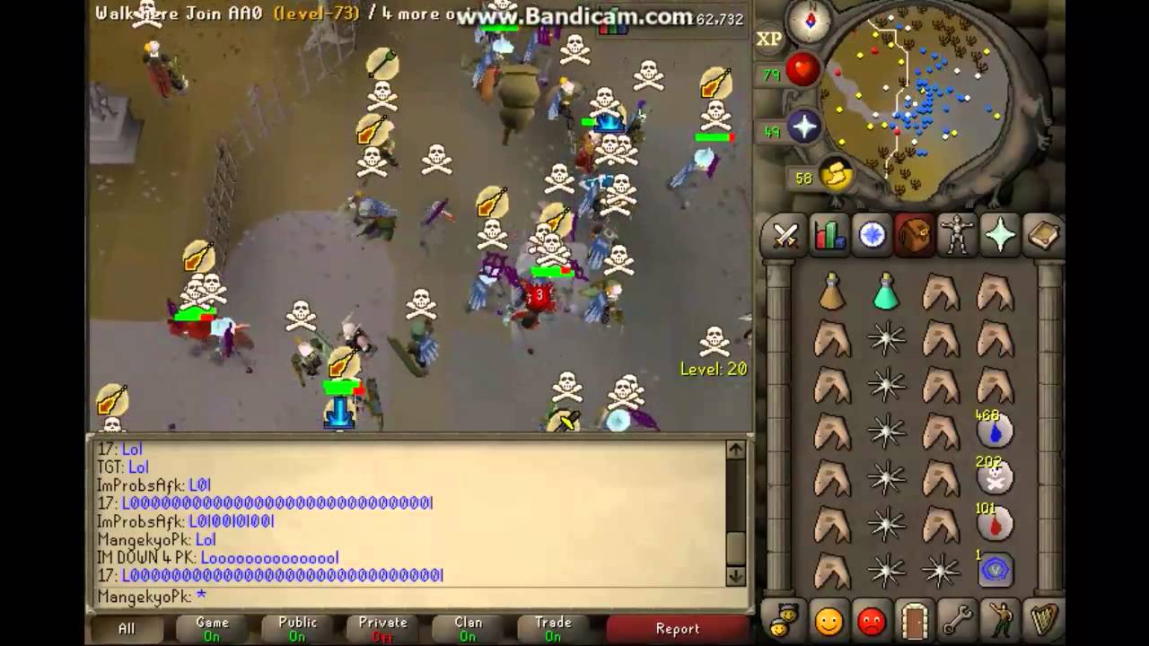 RD vs EOP + OP - OldschoolRunescape - f2p trip. (osrs war)