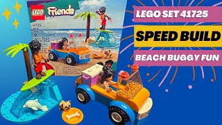 Lego Friends 41725 Beach Buggy Fun Speed Build