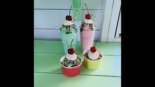 Fake Sundae and Parfait DIY