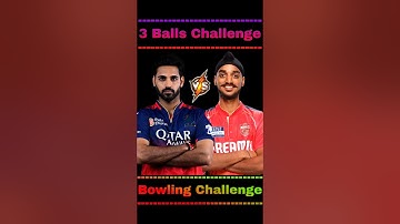 Bhuvneshwar Kumar Vs Arshdeep Singh | 3 Balls Challenge 🔥 Real Cricket 24 #shorts #cricket