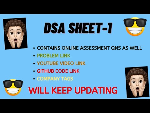 DSA Sheet-1 Announcement | More To Come Soon | Stay Tuned