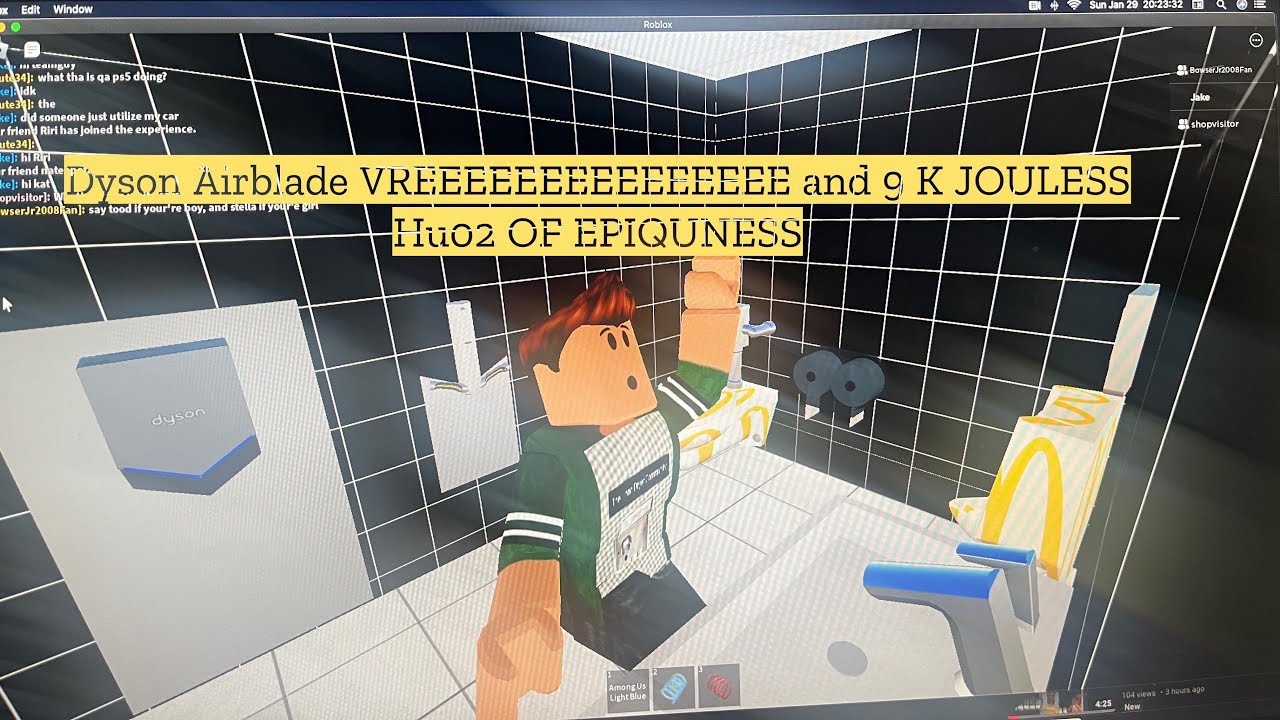 Dyson Airblade V & 9kj McDonald’s A hand dryer game with no menu 9