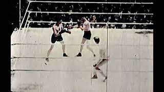 Benny Leonard vs Lew Tendler (ROUNDS.1.3.8.10.12) (1922.07.27) Colourized in 4k 60fps 
