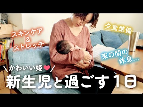 【生後2週間】新生児とママの1日！リアルな育児を公開