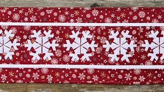 Snow Season Table Runner