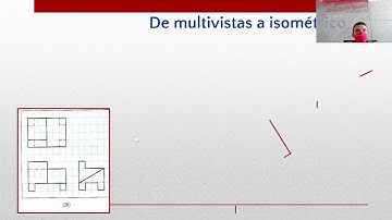 DIBUJO TÉCNICO  CONVERSIÓN DE MULTIVISTAS A ISOMÉTRICOS
