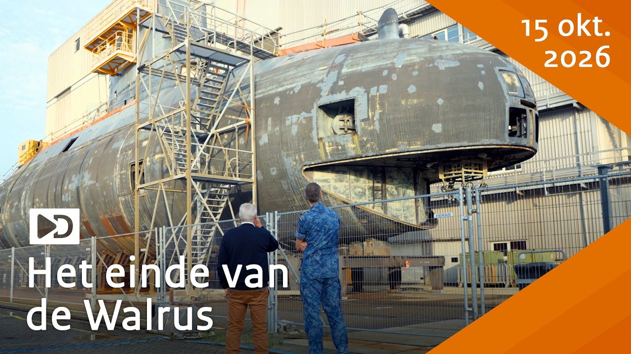 Onderzeeboot Zr.Ms. Walrus als eerste van de Walrusklasse naar de sloop
