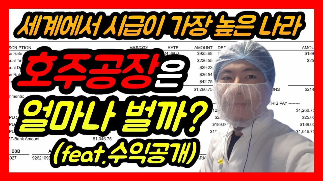 호주워홀 1년차의 육가공 공장 수익💰- 호주 워킹홀리데이(7)