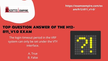 H12-811_V1.0 Exam Training Guide by ExamsEmpire.com