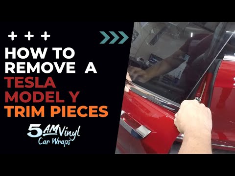 How to remove 2019 Model S trim pieces (for wrap)