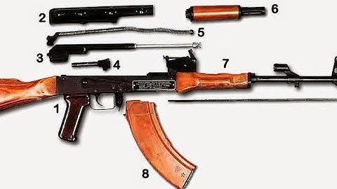 Cấu tạo và tháo lắp chi tiết súng tiểu liên AK47 | TIN TUC QUAN SU