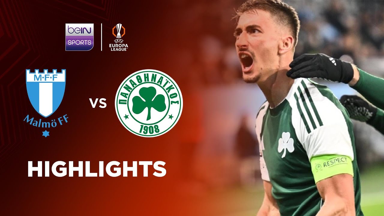 Malmö FF 0-1 Panathinaikos | Europa League 25/26 Match Highlights - YouTube