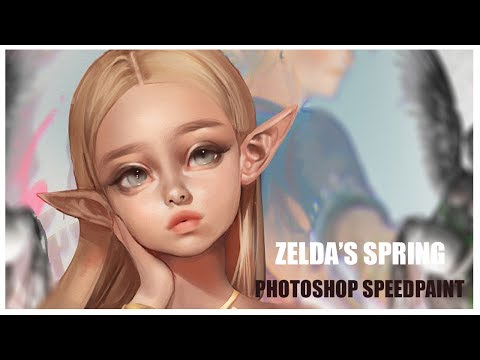 The Making of Zelda's Spring {{Photoshop Speedpaint}}