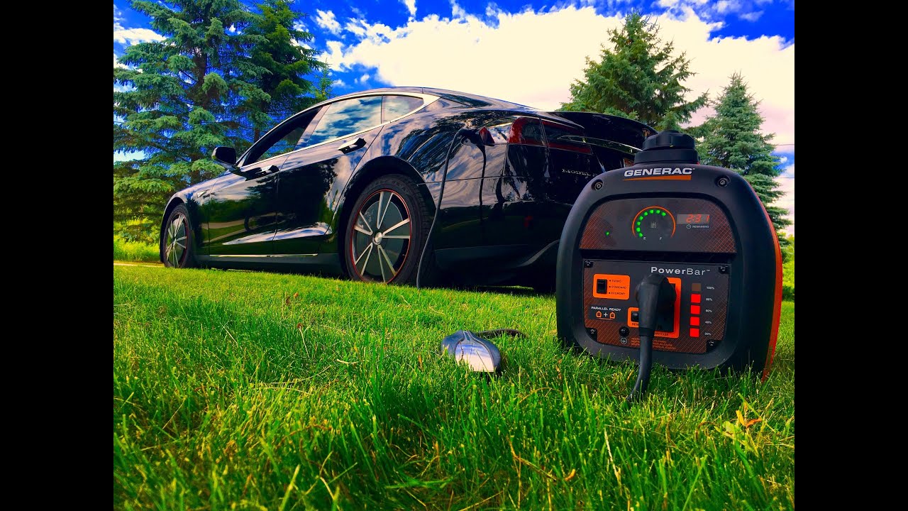 Generator Charging a Tesla? Generac VS Honda YouTube