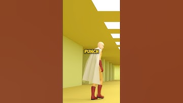 🚪What if ONE PUNCH MAN entered the BACKROOMS?🤛#backrooms #dreamcore #shorts