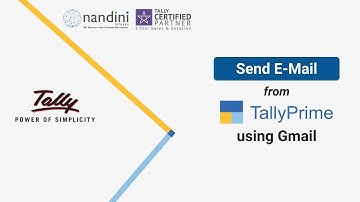 Send Email from Tally Using Gmail | Direct email from Tally | Email Configuration in TallyPrime