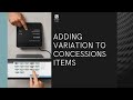 Add a Variation to ConcessionsCrafts Items