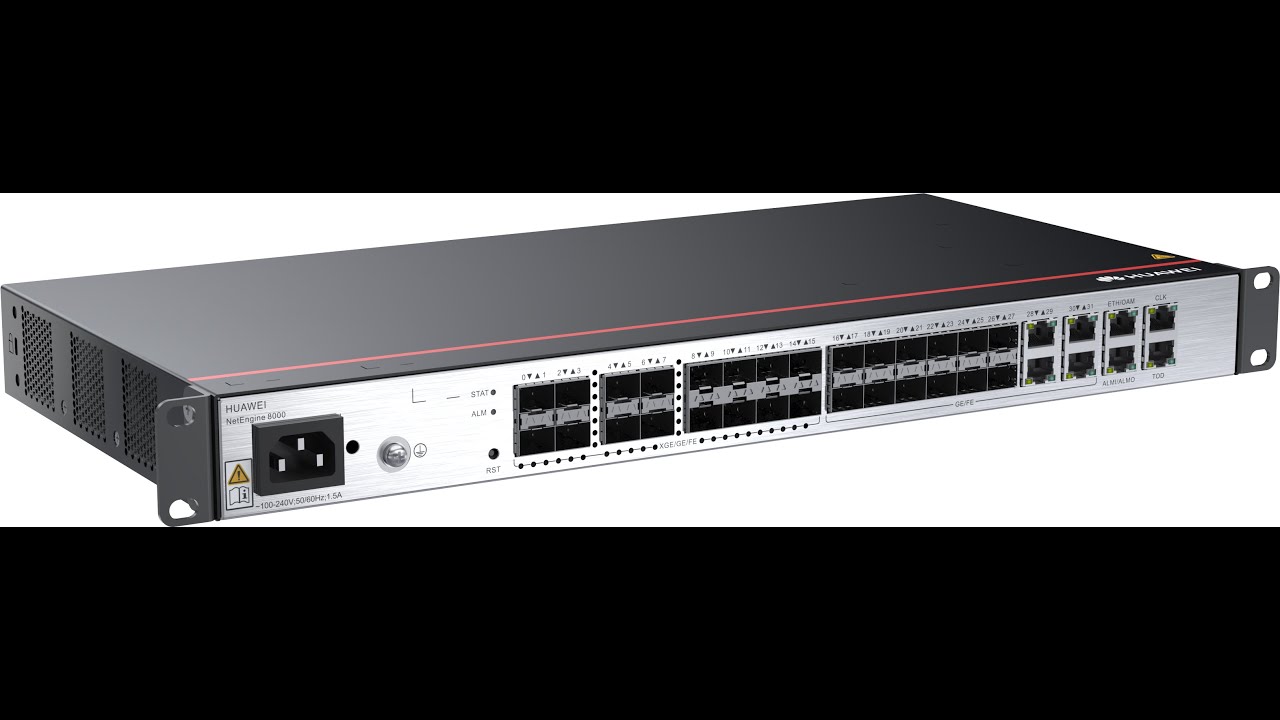 Huawei NetEngine 8000 M1A Service Router - YouTube