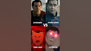 Superman vs Homelander vs Omni-man vs Hyperion. #edit #superman #homelander #omniman #hyperion #vs