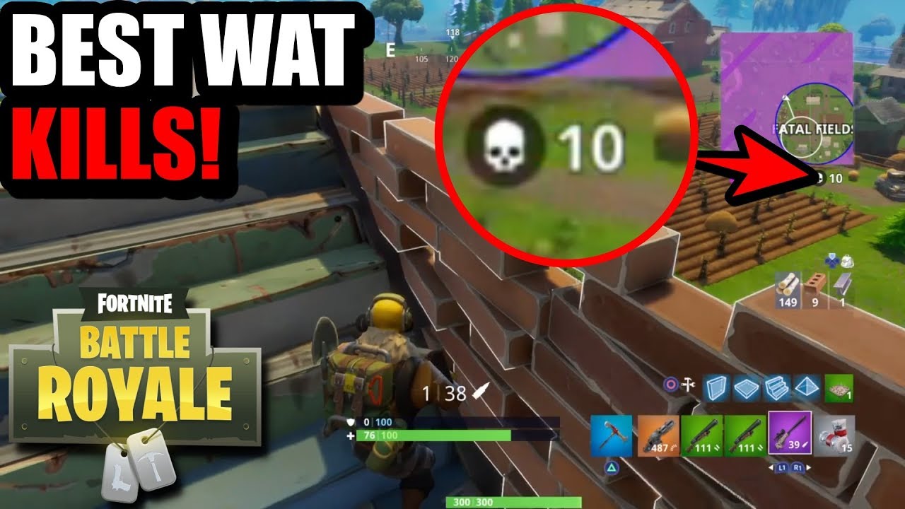 Best wat kills!! Fortnite Battle Royale YouTube