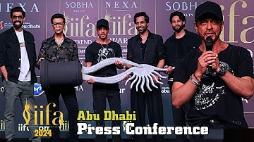 IIFA Press Conference | Shah Rukh Khan | Rana Daggubati | Karan Johar | Abhishek Banerje | Siddhant