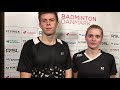 Mathias Bay-Smidt og Rikke Søby Hansen er i kvartfinalen over for Bay-Smidts makker i herredouble