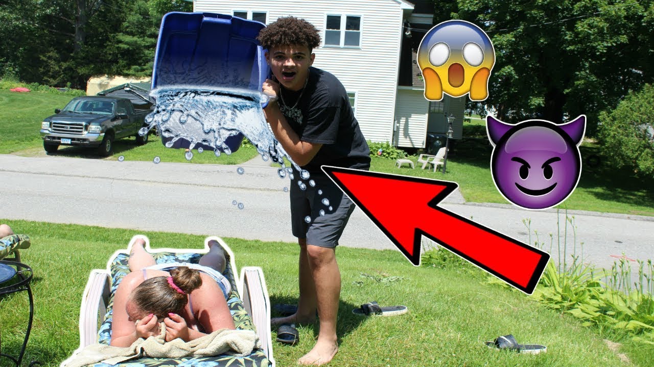 Ice bucket PRANK on my MOM! *must see* YouTube