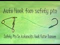 Automatic Fishing Hook Made From Safety Pin