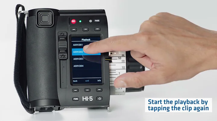 ARRI Tech Tip: Controlling Playback with Hi-5