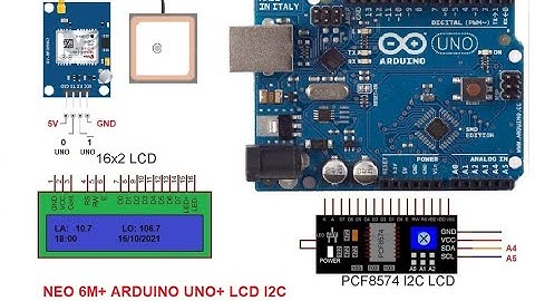 ĐỌC GPS NEO 6M DÙNG ARDUINO UNO HIỂN  THỊ LCD I2C || READ GPS NEO 6M USE ARDUINO UNO I2C LCD DISPLAY