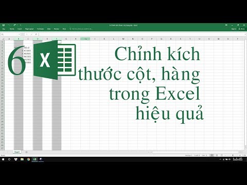 Video: Làm cách nào để hạn chế chiều rộng cột trong Excel?