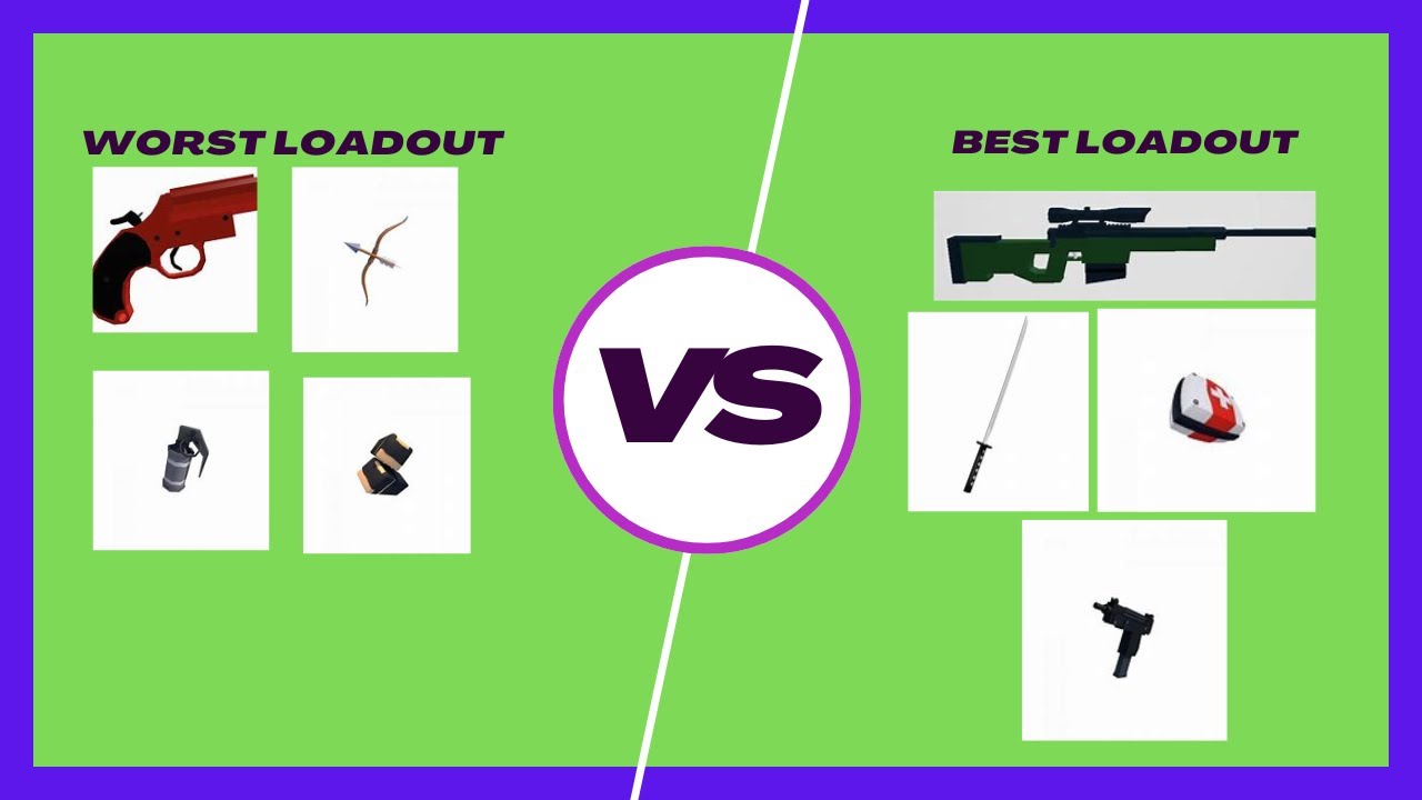 Worst Rivals Loadouts ROBLOX RIVALS WORST LOADOUR VS BEST LOADOUT - YouTube