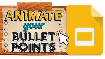How To Animate Bullet Points in Google Slides (Object Animation)