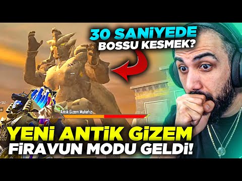 BEKLENEN YENİ FİRAVUN MODU GELDİ!! 😮 ANTİK GİZEM GERİ DÖNDÜ SONUNDA!! | PUBG MOBILE