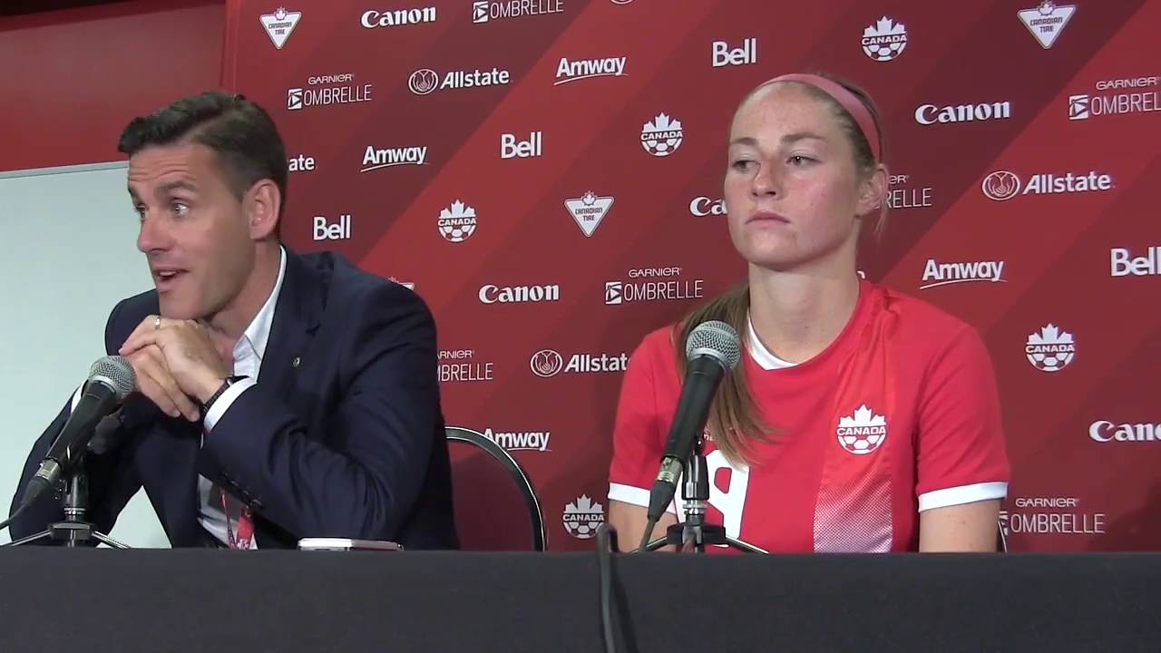 Video Canadian women's soccer team wins last home game before Rio