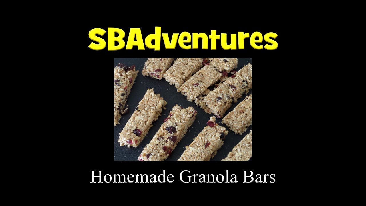 Homemade Granola Bars For Hiking/Backpacking Trips YouTube