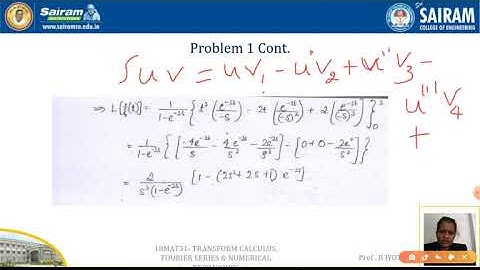 Lecture video_18MAT31_Module 1_ Periodic function_ B Jyothi