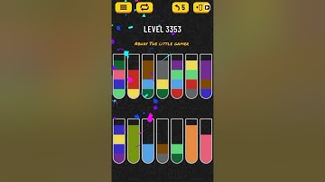 Water sort puzzle level 3353