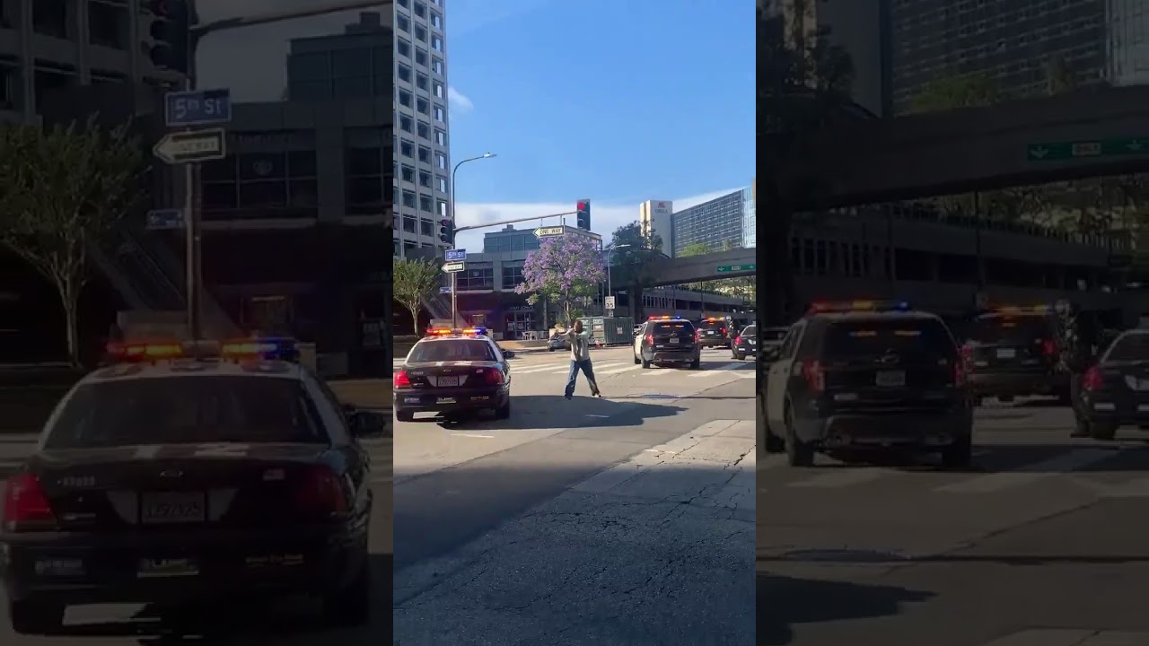 Watch LA Riots 2020 - Mock Shooting Passing Police Cars on YouTube Watch LA Riots 2020 - Mock Shooting Passing Police Cars on YouTube