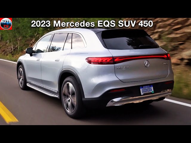All New 2023 Mercedes Benz EQS SUV 450 4MATIC US Spec in High-Tech Silver -  YouTube