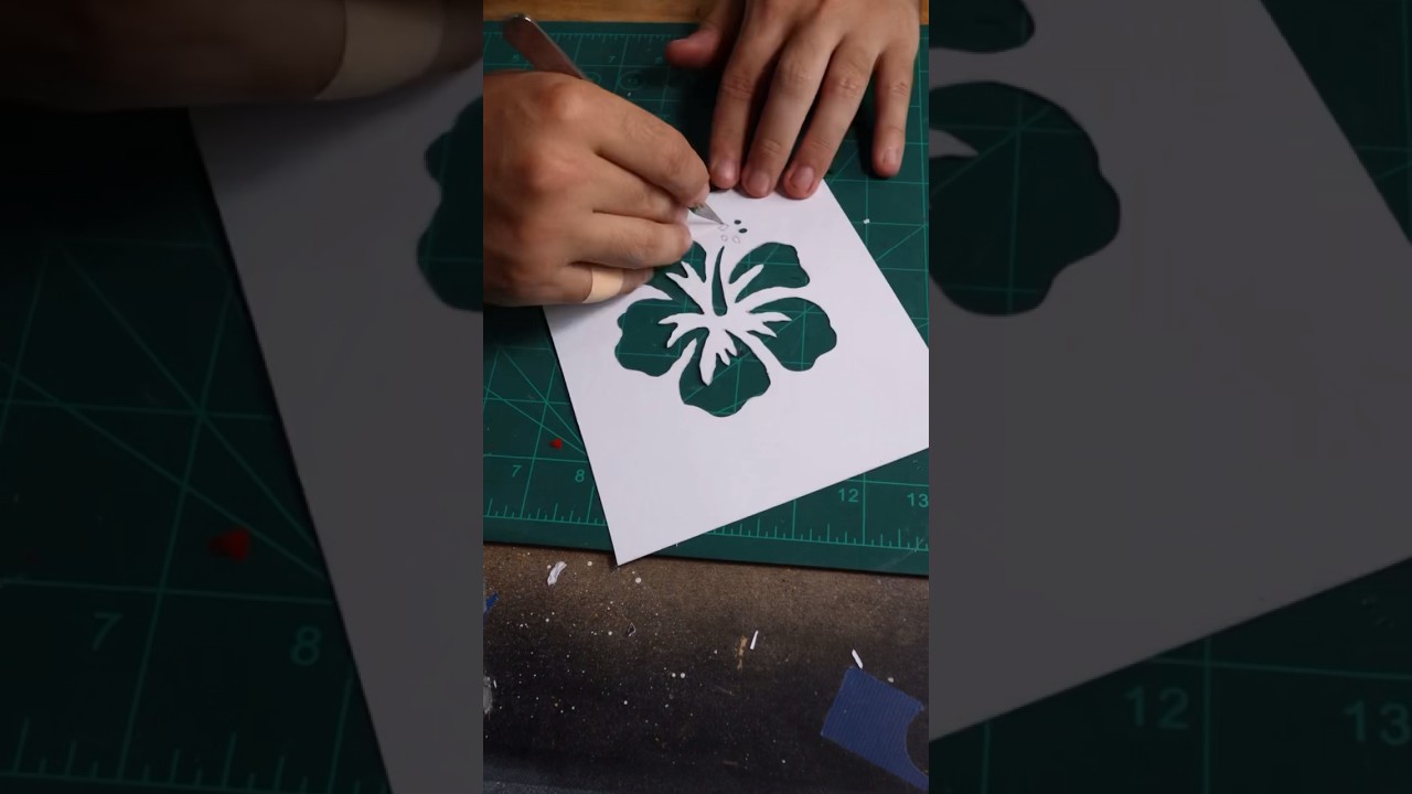 Flower stencil 