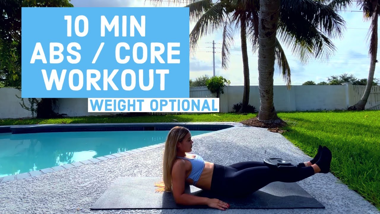10 MIN ABS & CORE WORKOUT - Intense sixpack workout. Effective for core ...