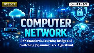 U2 P4 LAN Standards, Learning Bridge and Switching (Spanning Tree Algorithm) | Computer Network |