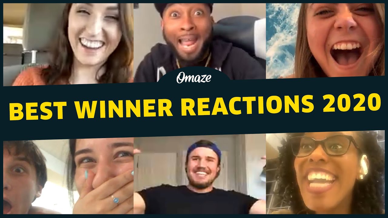 Favorite Winner Giveaway Reactions of 2020 // Omaze YouTube
