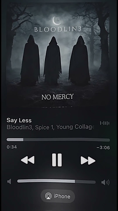 New Music added to the playlist,  Fresh Singles  “Say Less'  by @bloodlin3music Stream NOW!